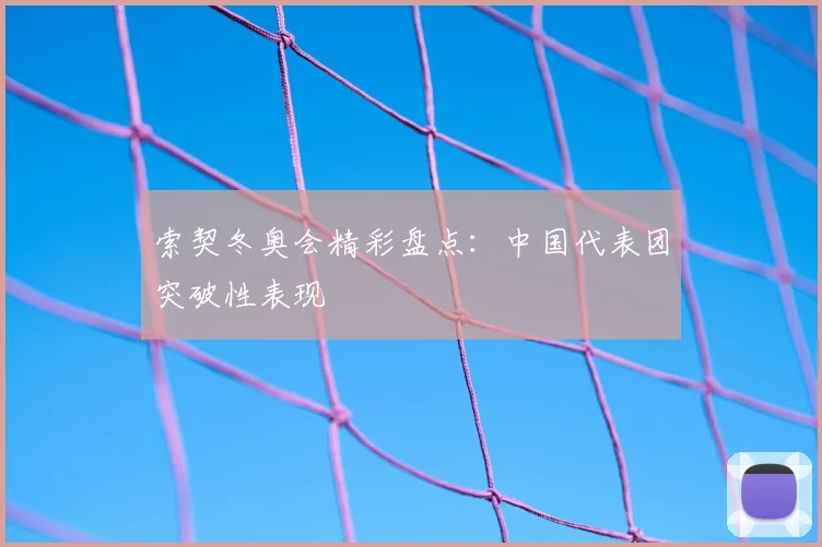 索契冬奥会精彩盘点：中国代表团突破性表现
